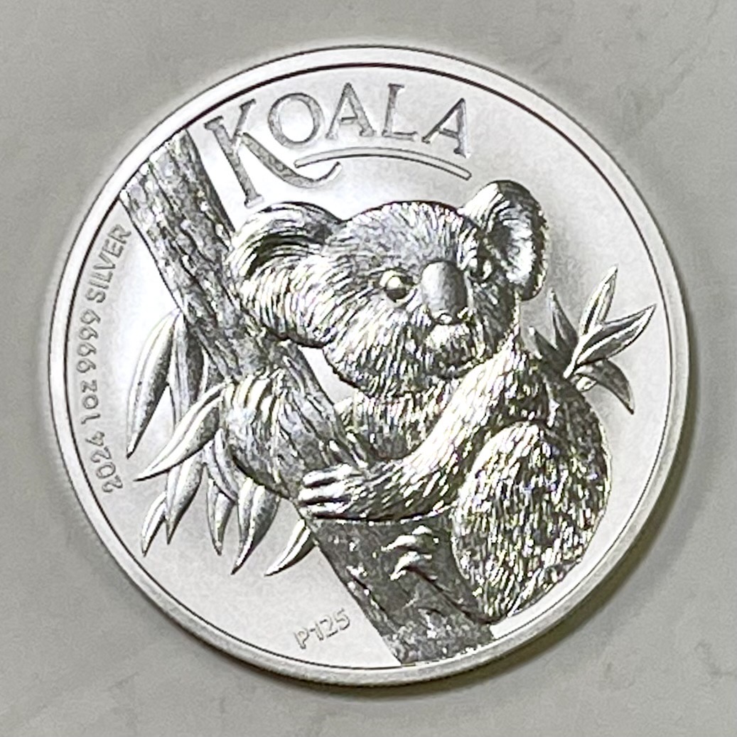 2024年オーストラリア コアラ 1OZ 純銀貨 31.1g