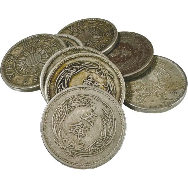 稲5銭白銅貨 M30～35年 37・38年 8種組