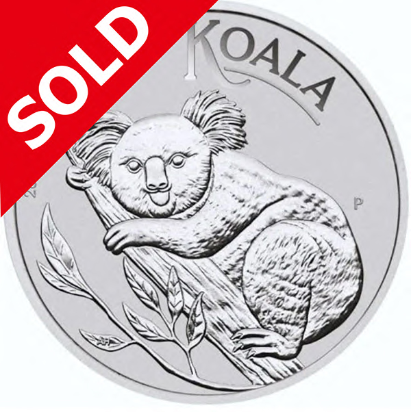 【完売】2025年オーストラリア コアラ 1オンス純銀貨 31.1g  