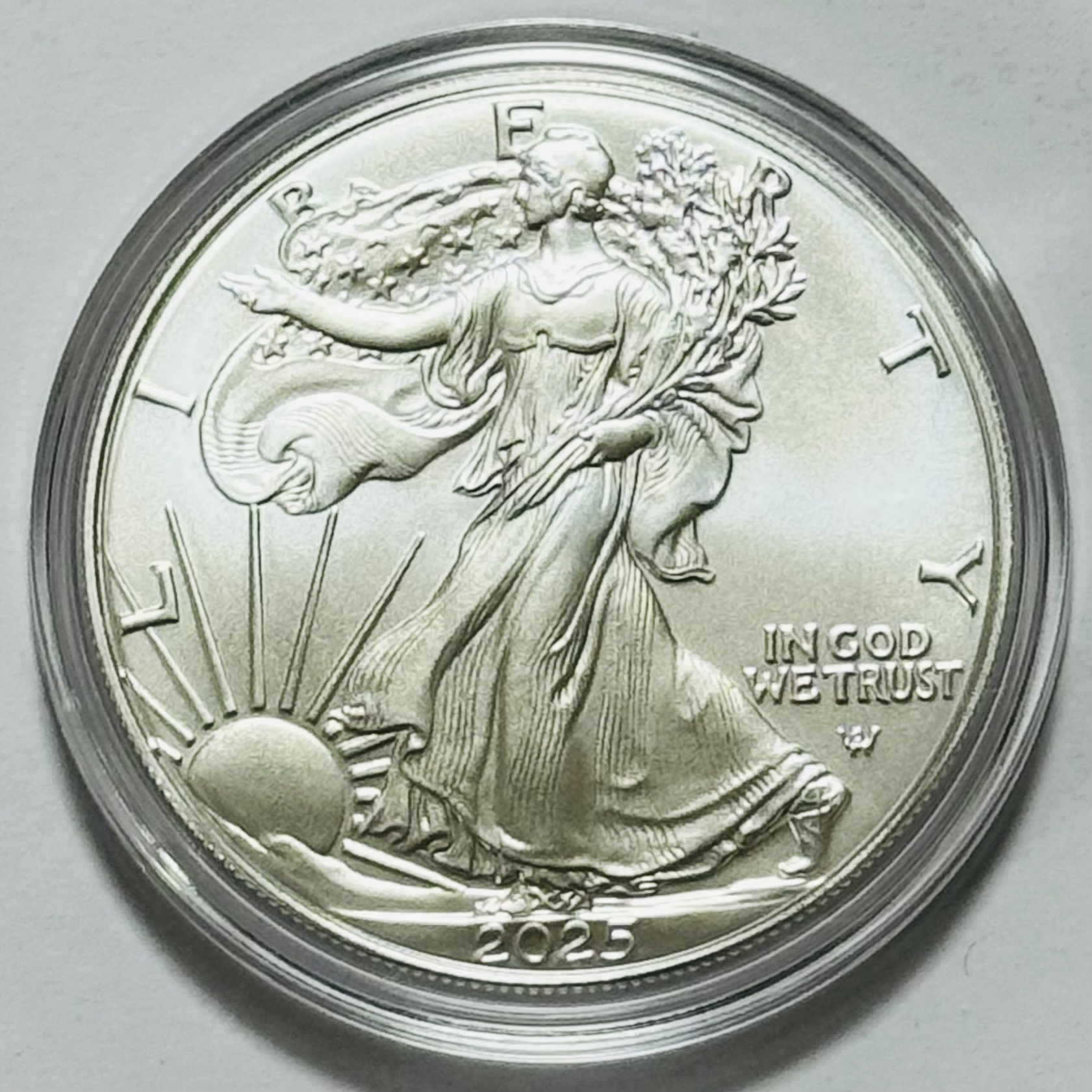 【完売】合衆国2025年 イーグル1oz1ドル銀貨〈市場完売品〉