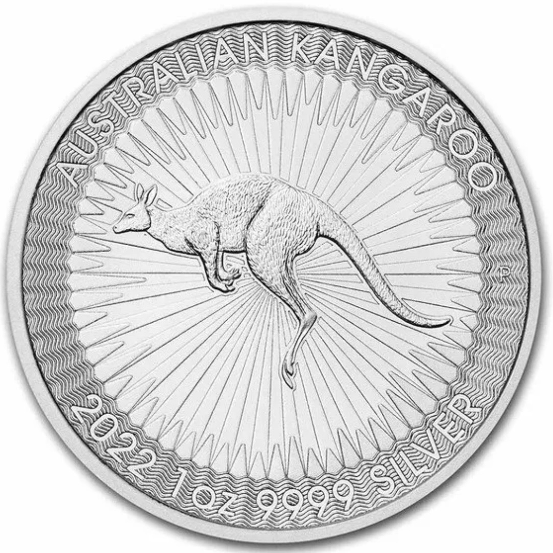 【完売】オーストラリア2022年 カンガルー1oz1ドル銀貨〈市場完売品〉
