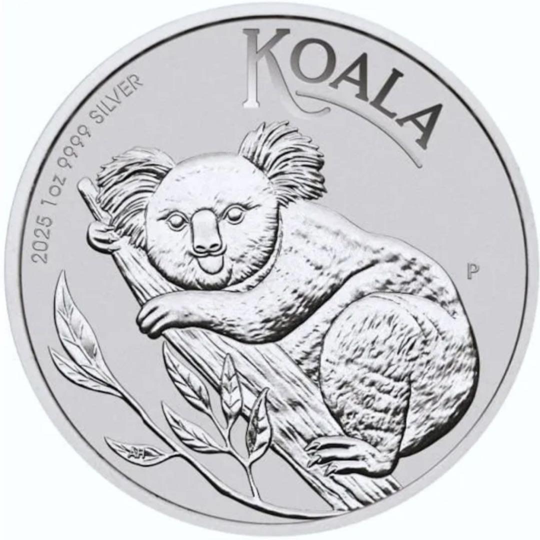 【完売】2025年オーストラリア コアラ 1オンス純銀貨 31.1g  